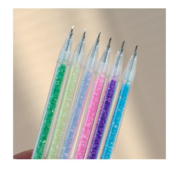 松島 刻刀 君子雷小碎石系列 卡通可愛少女手帳裁紙小刻刀  手帳筆刀 手帳刀 手帳刻刀 刀筆 美工刀 可愛ins 4