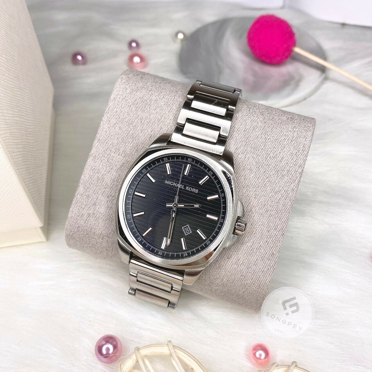 美國代購 台灣現貨 MK 男款手錶 不鏽鋼男錶 MK8633【APP下單跨店最高20%點數】