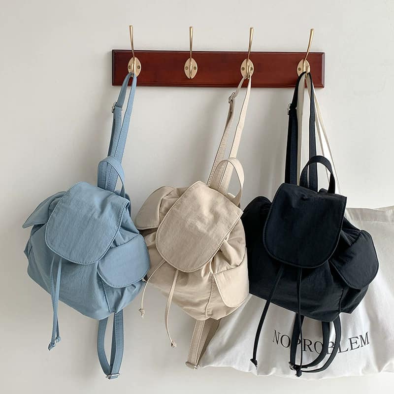 韓風新款小包尼龍後背包