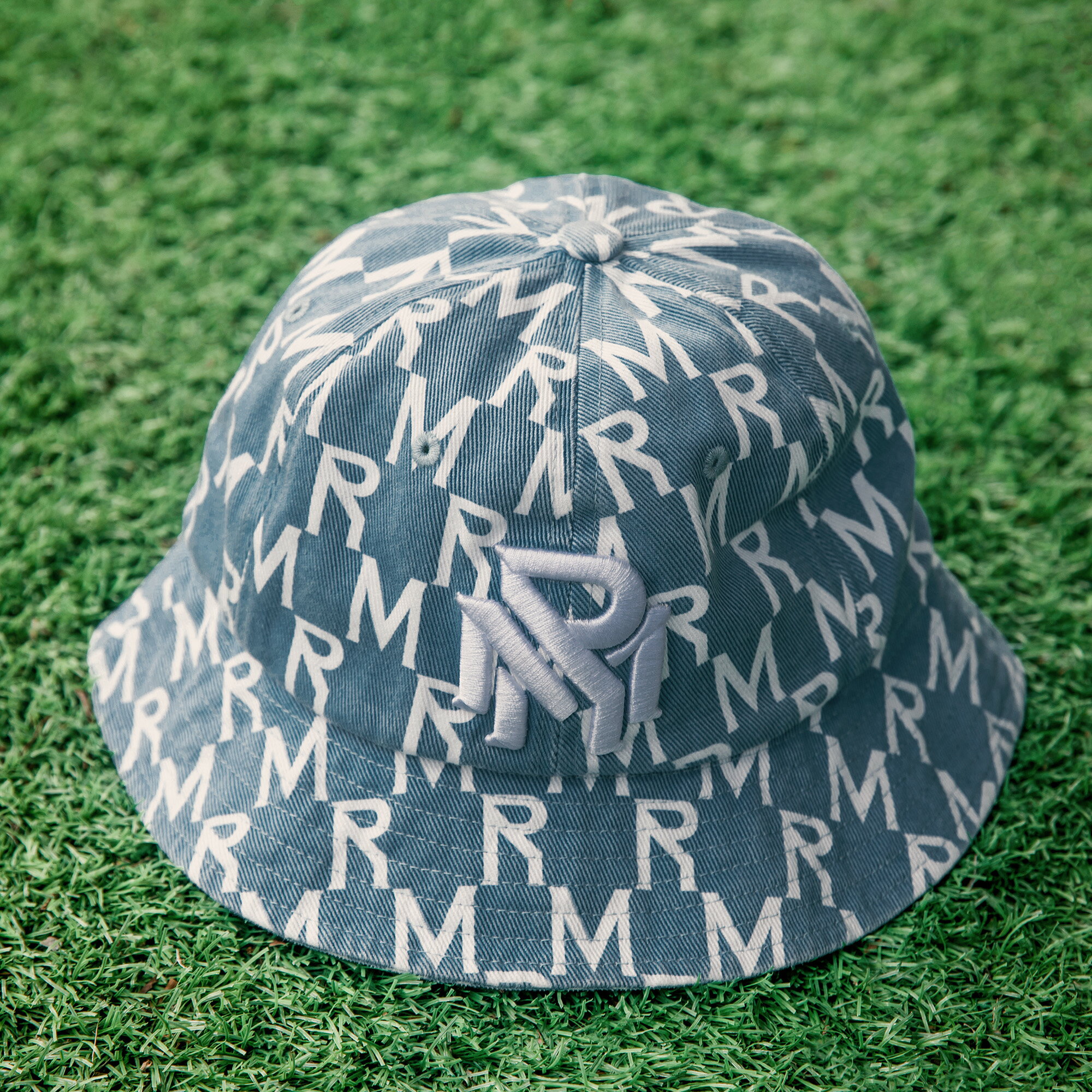 RM水洗丹寧鐘形帽