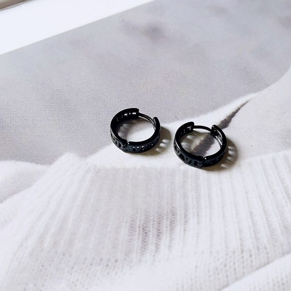 現貨專區｜暗光古羅馬環扣耳環(BPE72)｜送禮精選店家★Reyna jewelry 女王飾品