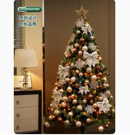 聖誕樹家用2023新款發光大型聖誕節裝飾套餐1.82.1米擺件商場布置 文藝男女