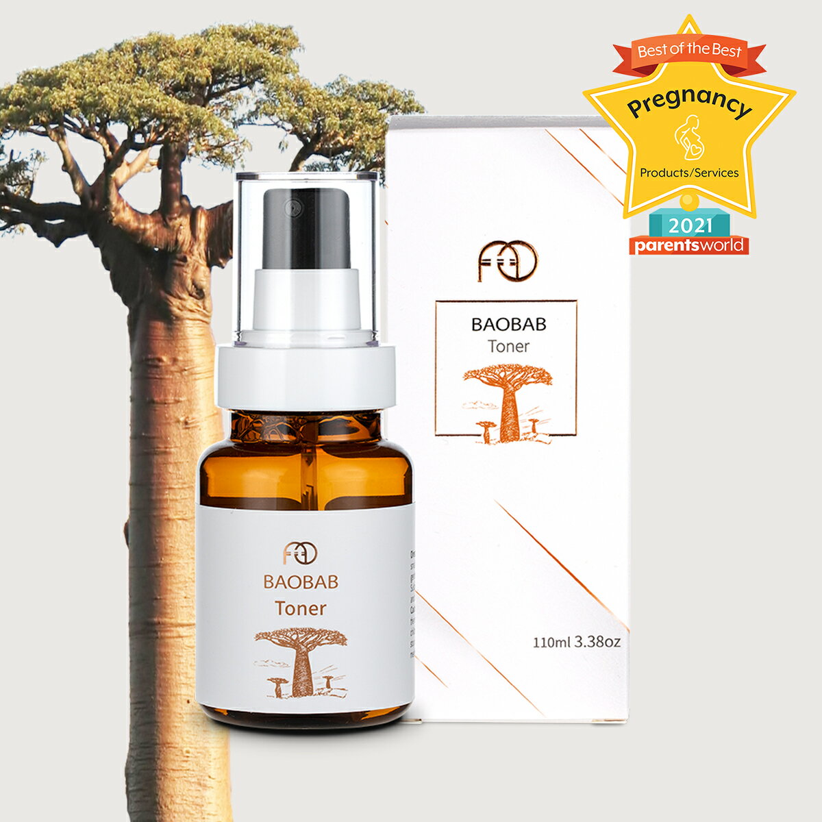 新加坡AG 猴麵包靚膚水110ml