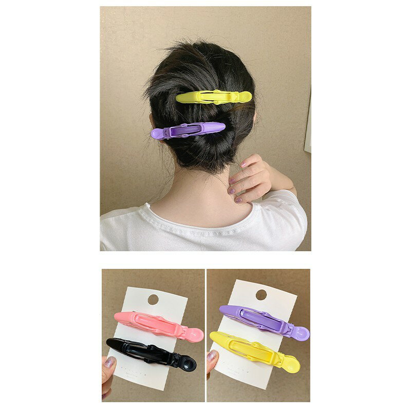 鱷魚🐊髮夾【G013】台灣出貨 居家  美髮造型師定位髮夾 萬能造型夾 鱷魚夾 長嘴夾 卷髮 髮型師必備 美妝用具 7