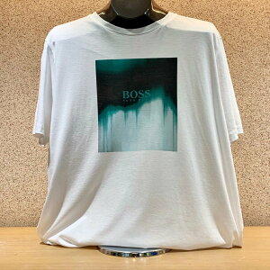 (Little bee小蜜蜂精品) BOSS 白短T-Shirt (零碼款式)(L)