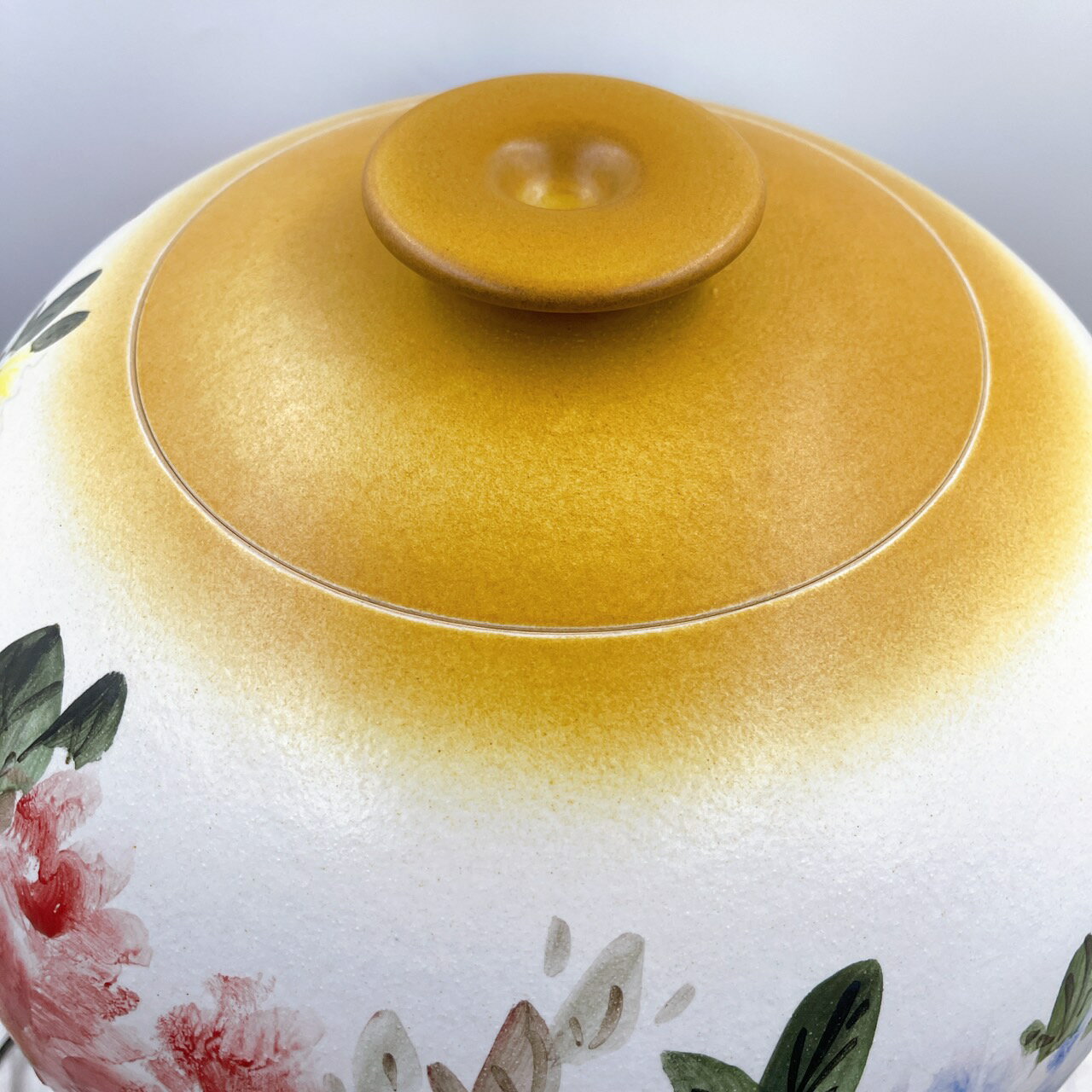 開運精選 💯鶯歌陶瓷 手工製作 有蓋特大圓甕  (富貴有餘) 手工彩繪聚寶甕 茶倉 系列 🇹🇼 台灣MIT現貨 9