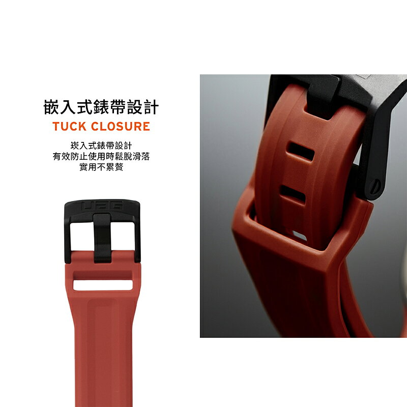 UAG new Scout 潮流 矽膠  錶帶 適用 Apple Watch 適用 42 44 45 49 mm 5