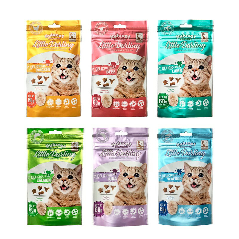 Hulucat 卡滋 化毛潔牙餅 貓咪潔牙餅 寵物零食 貓零食 60g