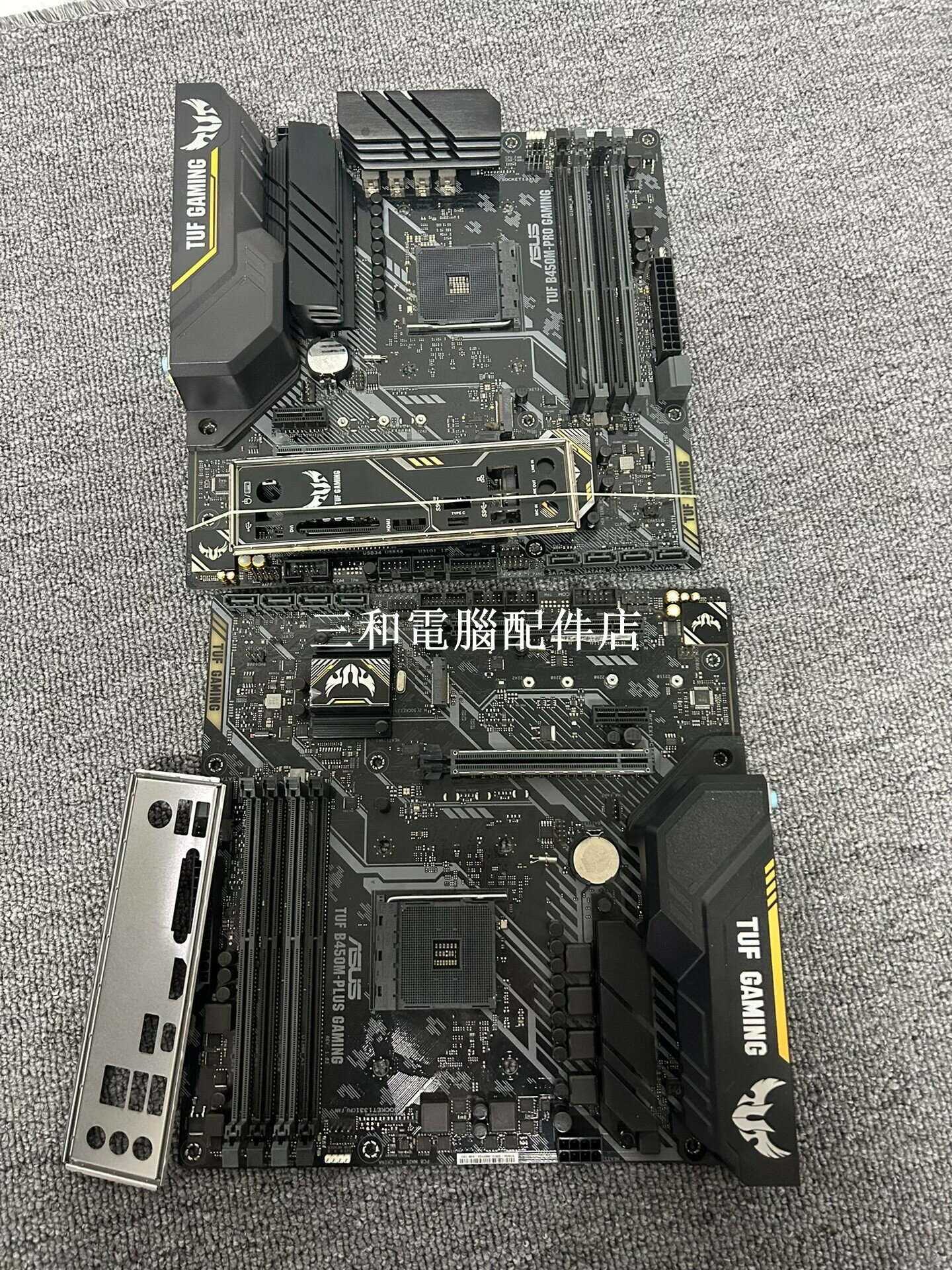 華碩 TUF B450M Pro Gaming 重炮手 主機板 支援 5600X 3 5 代 CPU 拆機配件 M-ATX 組裝 電腦 DIY 極致效能
