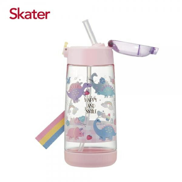 Skater PET吸管水壺(480ml)粉龍rainbow(4973307646287) 439元