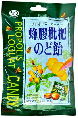 綠得-蜂膠枇杷喉糖 100公克/袋