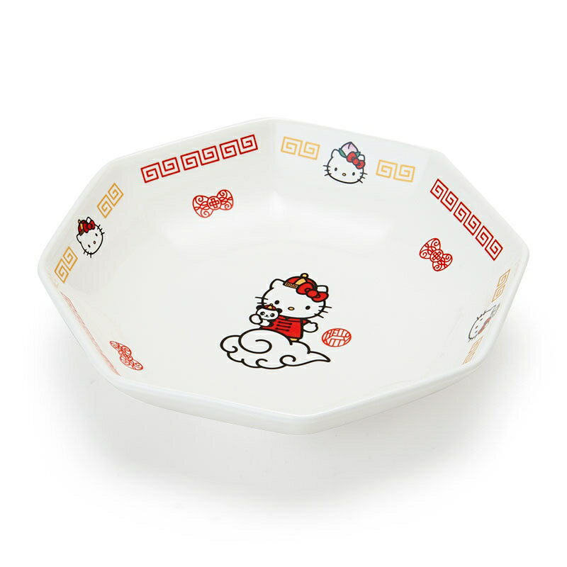 【震撼精品百貨】Hello Kitty 凱蒂貓 HELLO KITTY中國風-炒飯盤#84055 震撼日式精品百貨