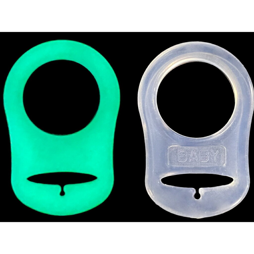 《未滿99元不出貨》奶嘴矽膠套環2入組/掛環/香草BIBS奶嘴/奶嘴玩偶可用 4