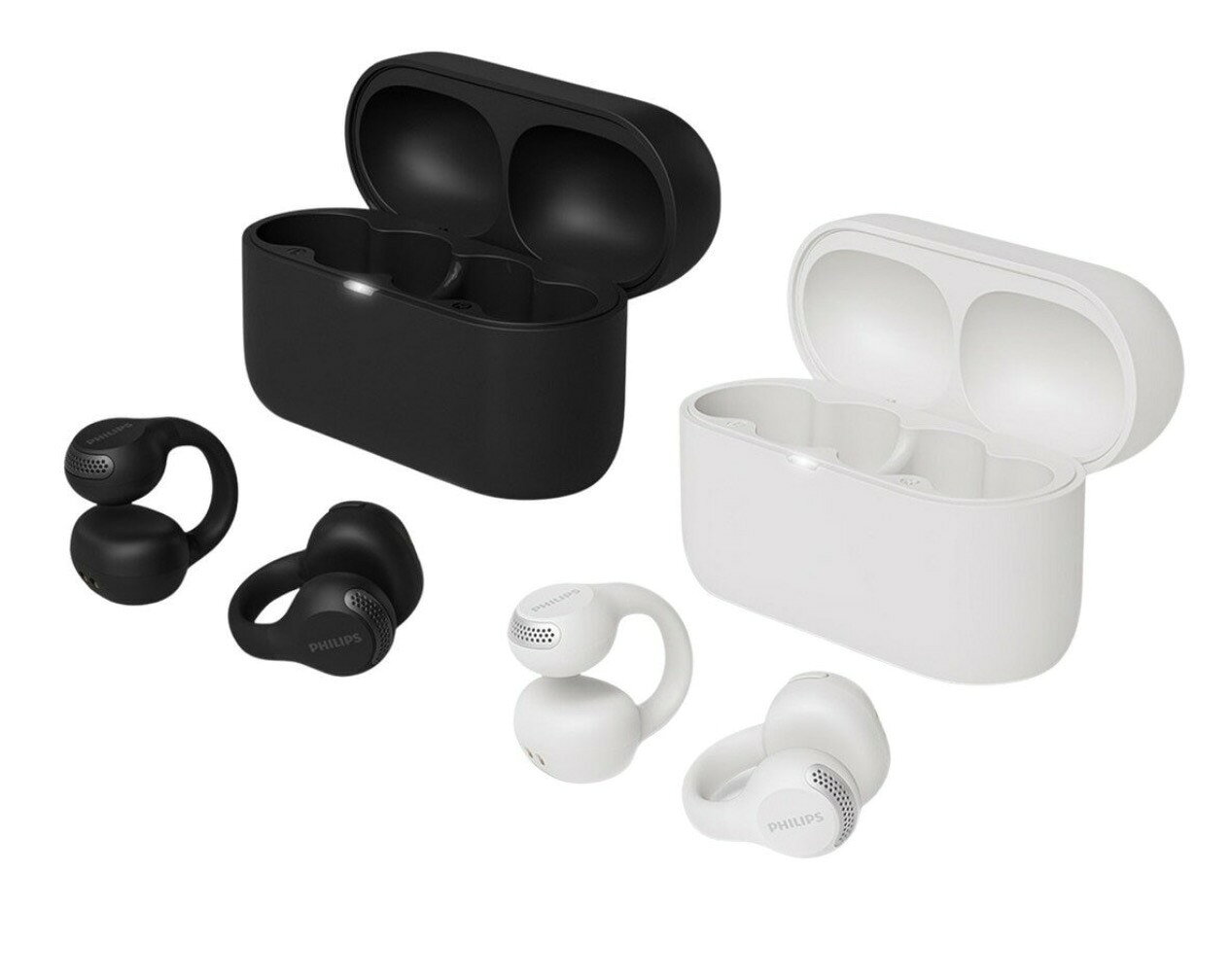Philips 飛利浦 AI麥克風 長續航耳夾式 無線藍牙耳機 TAQ2000 白色