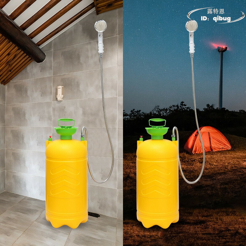 【免運】戶外洗澡器 戶外淋浴器 便攜洗澡神器 學校軍訓宿舍農村工地自駕遊手壓打氣洗頭戶外沐浴器