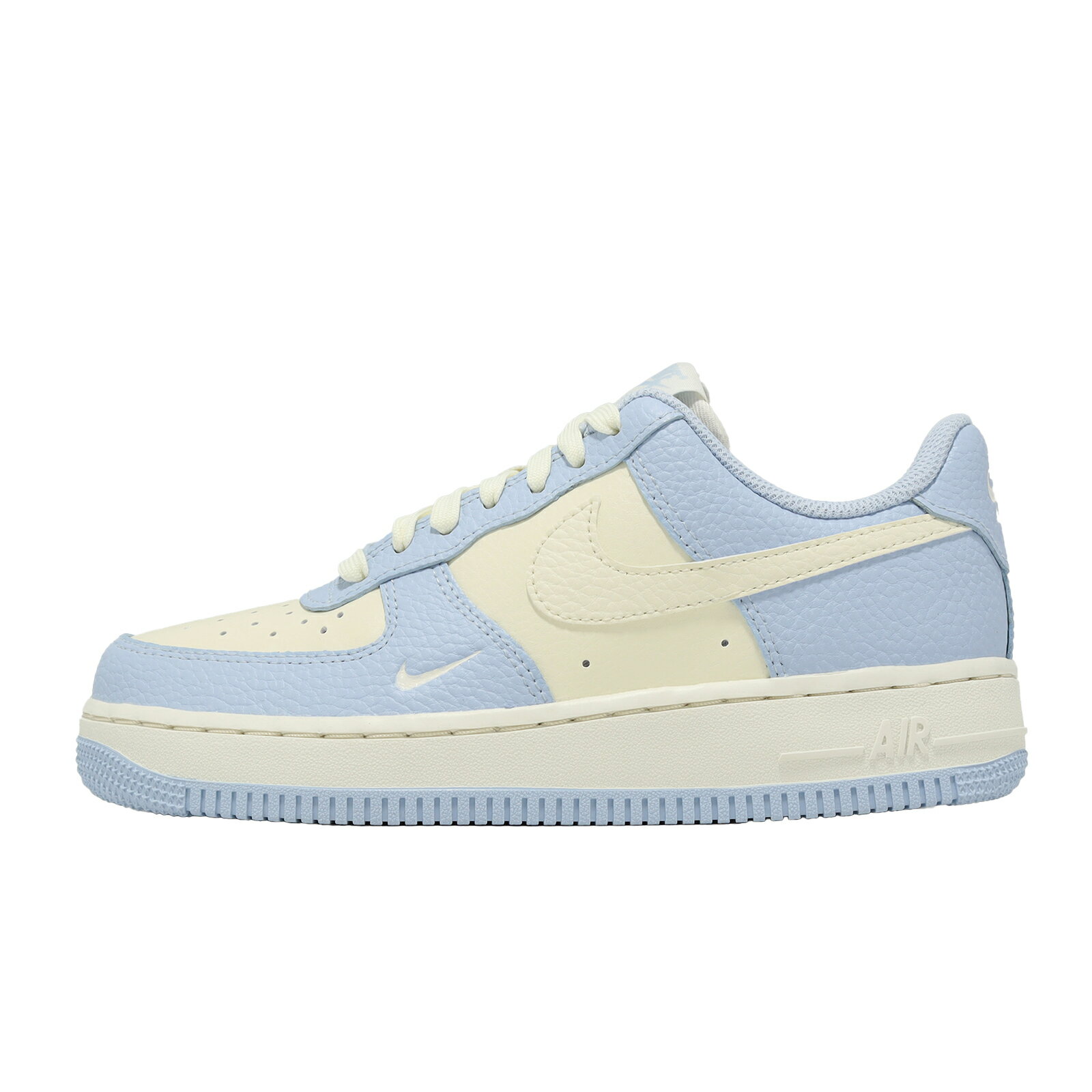 Nike 休閒鞋 Wmns Air Force 1 07 女鞋 藍 皮革 AF1 IV3222-400