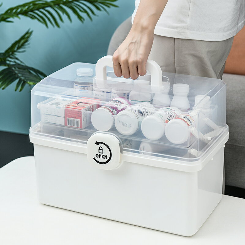 醫藥箱家用大容量多層家庭裝物品收納盒醫護醫療急救箱車載小藥盒
