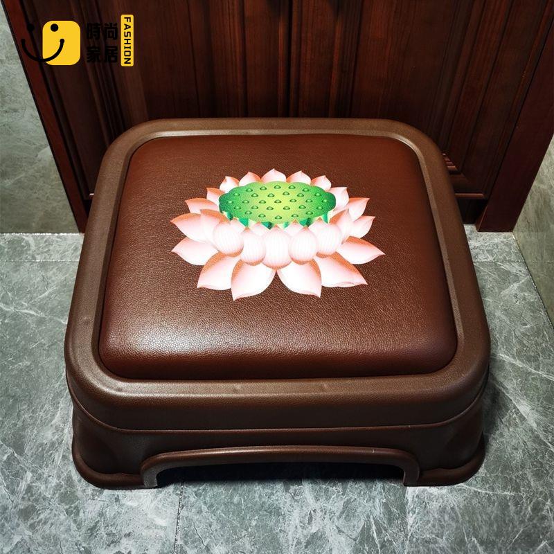 免運 特惠/附發票 可客製尺寸 坐墊 中式坐墊 紅木椅坐墊 跪拜凳拜佛凳皮革佛椅寺廟道觀拜老爺跪墊可收納家用磕頭蓮花蒲團工廠直銷 新品特價 全館八折 售後保障 5s731