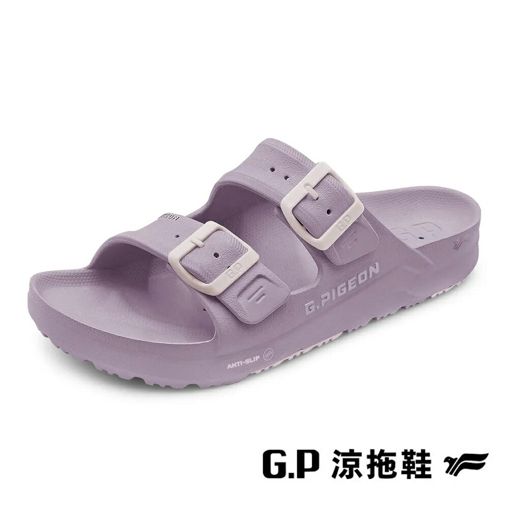 G.P(女)AQUOS綠藻舒適機能水行鞋 拖鞋 女鞋-丁香紫色 0