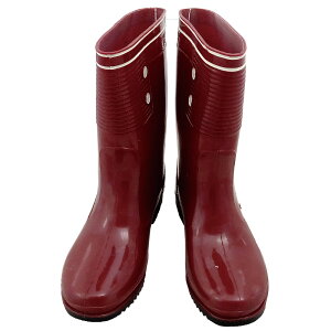 小玩子 台興牌 女用 紅色 雨鞋 條紋 柔軟 舒適 造型 耐磨 耐穿 防滑 防水 W-1301