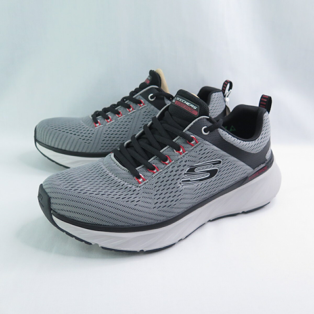 Skechers 232843CCBK 男休閒鞋 Edgeride Contention 灰黑【iSport愛運動】