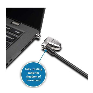[3美國直購] Kensington K66638WW ClickSafe 2.0 電腦鎖 防盜鎖 筆電鎖 適 Dell 4.5x3.2mm楔形鑰匙鎖