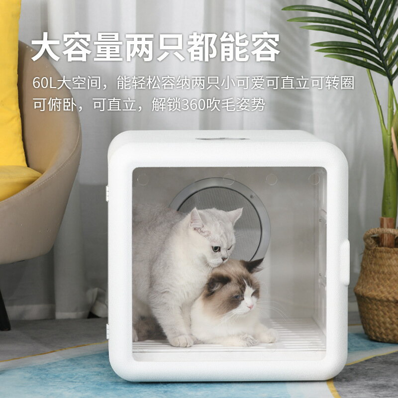 貓咪家庭用110v寵物烘幹箱喵星人烘乾機貓狗狗吹毛水機殺菌吹風機