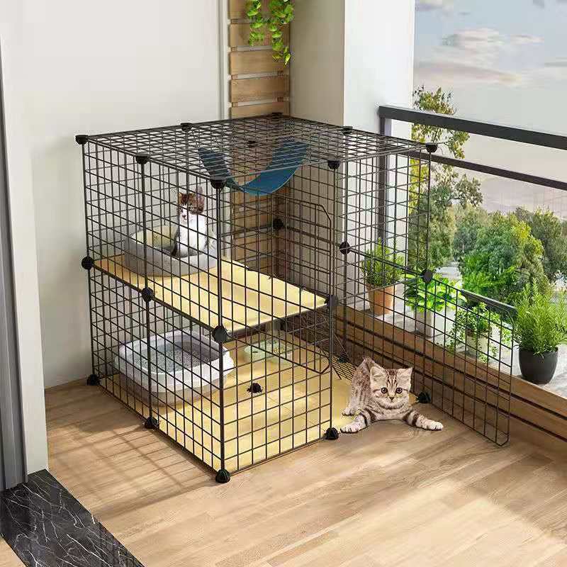 貓籠貓別墅籠子家用室內貓舍帶廁所超大自由空間小型貓咪貓窩