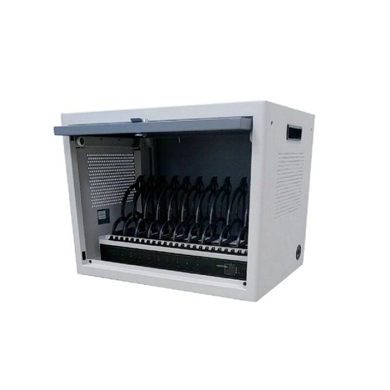 RN1 智慧型USB Type-C充電櫃 10 Port(單層)(含專屬書架) 智慧偵測供電系統 /台 SCMF10