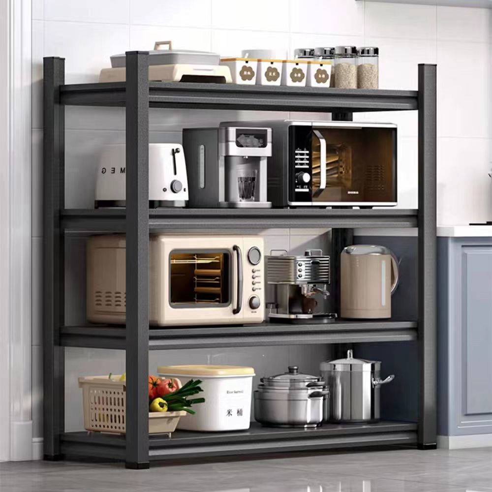 優樂悅~廚房置物架落地多層烤箱微波爐收納架家用調料架廚房儲物架置物柜