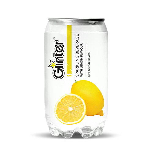 GLINTER氣泡飲檸檬風味350ml【愛買】
