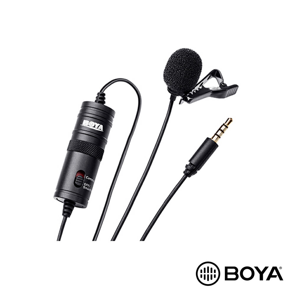 限時★.. 【BOYA】 BY-M1 領夾式電容式手機麥克風 3.5mm 耳機孔 TRRS 直播 隨插即用 公司貨【夏日限時 全館點數5倍送】