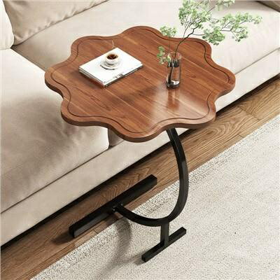 沙發邊幾簡易小桌子現代家用床頭桌簡約陽臺置物架小圓桌雲朵茶幾