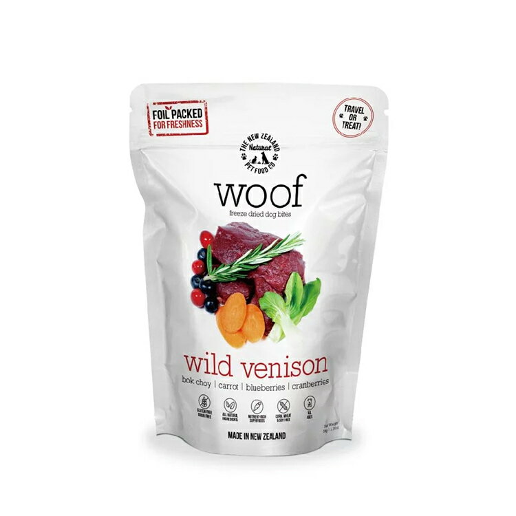Woof & Meow 狗狗冷凍乾燥生食餐 鹿肉  50g / 280g / 1.2kg