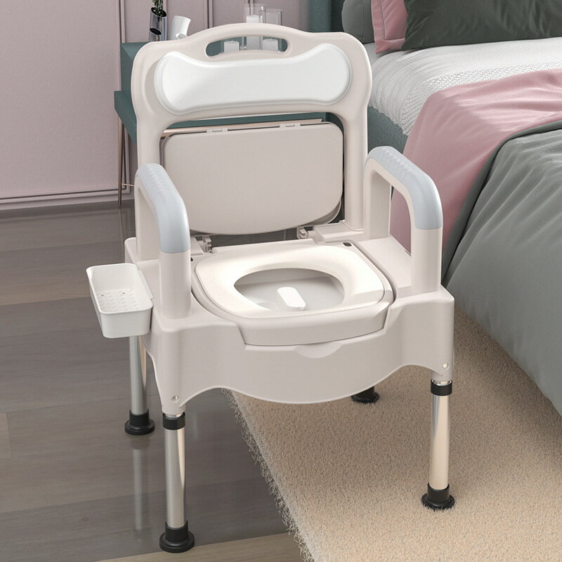 老人坐便器可移動孕婦馬桶室內防臭尿桶大人大便椅尿盆可一件代發