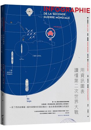 用資訊圖表讀懂第二次世界大戰(書衣內含二戰陸海空武器海報) | 拾書所