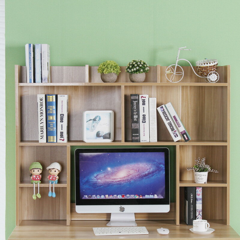 木質簡易置物架桌上書架學生桌面多功能創意收納架