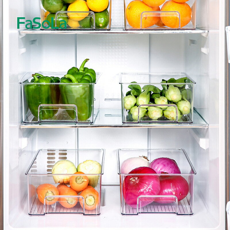 廚房抽屜式冰箱保鮮盒收納盒子神器透明食品果蔬雞蛋整理儲物盒