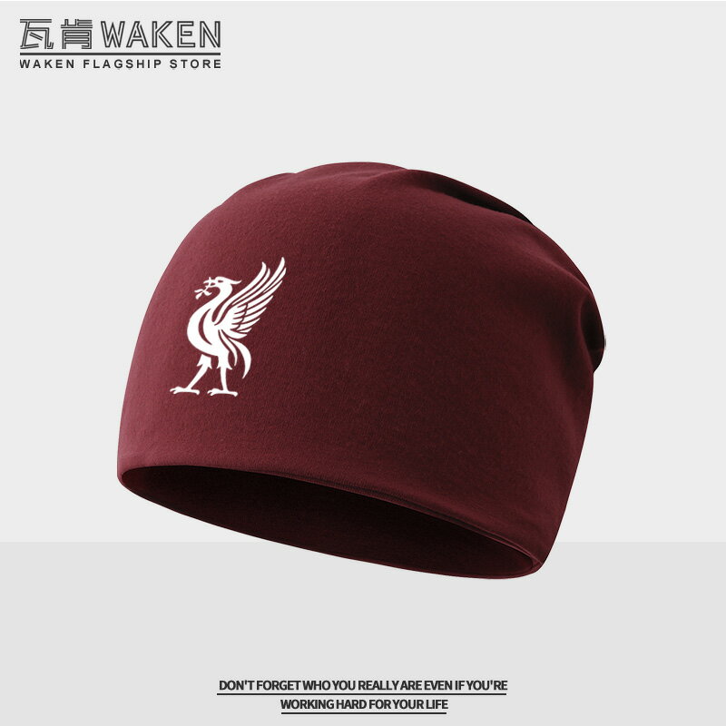利物浦足球俱樂部紅軍球迷粉絲堆堆套頭冬季頭巾包頭帽保暖頭套男