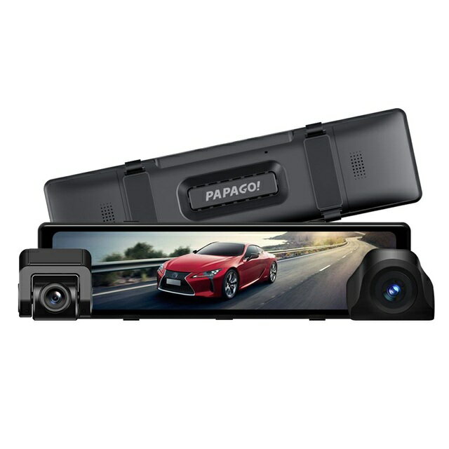 限量贈32G卡 PAPAGO  Ray DW2 2k+2k WIFI 雙分離式鏡頭 SONY星光夜視 電子後視鏡(測速提醒/盲區偵測/OTA即時更新)