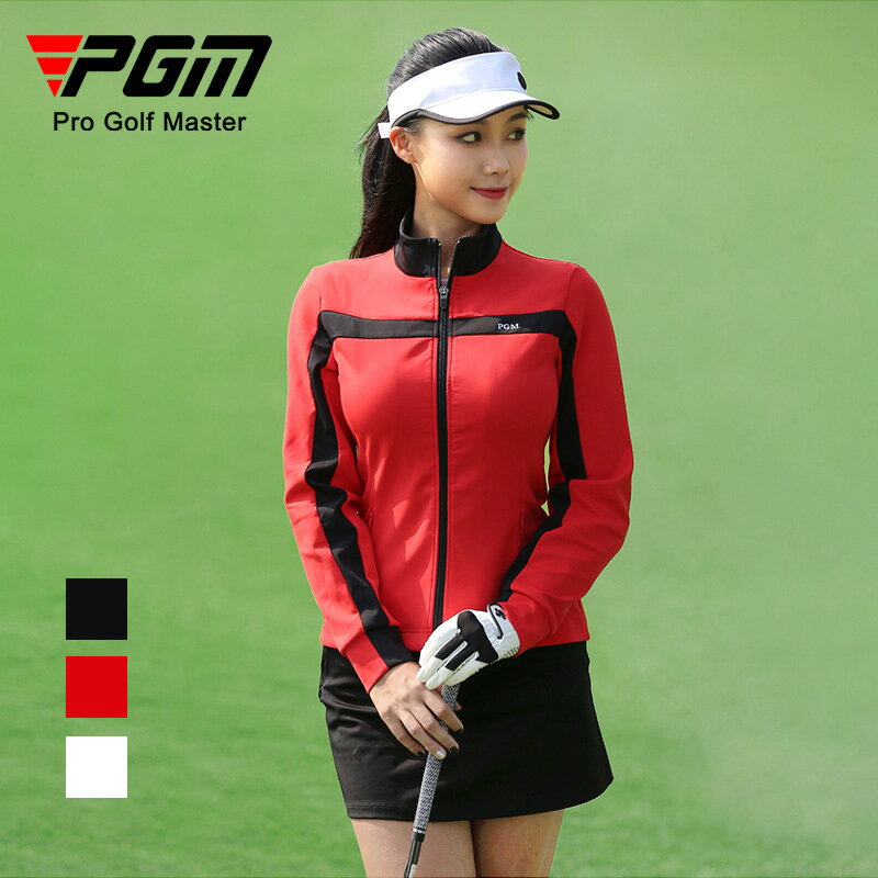 【元素運動】PGM秋冬季高爾夫女士服裝外套/風衣防風保暖運動外套