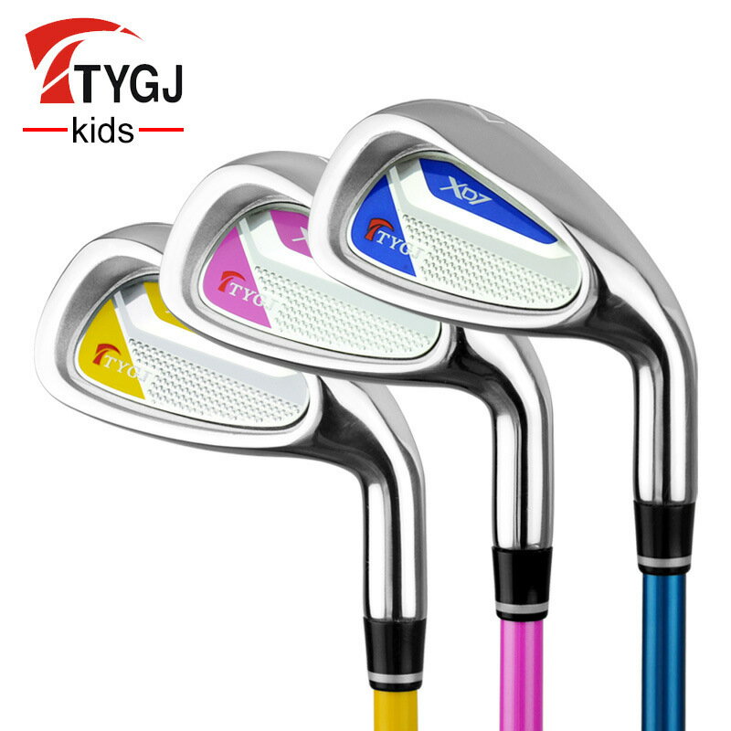 TTYGJ高爾夫球桿 golf碳素七7號鐵桿 男女小孩初學練習桿