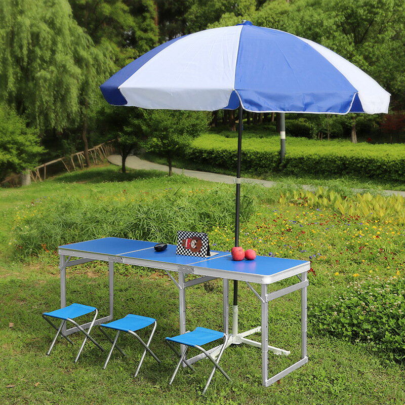 加長1.8米戶外鋁合金折疊桌便攜式手提桌子擺攤宣傳 4