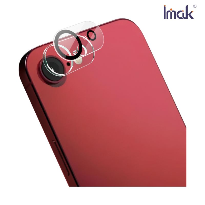 Imak 艾美克 Apple 蘋果 iPhone 16e 鏡頭玻璃貼(一體式)(黑圈版) 奈米吸附 鏡頭貼 鏡頭保護貼 鏡頭膜