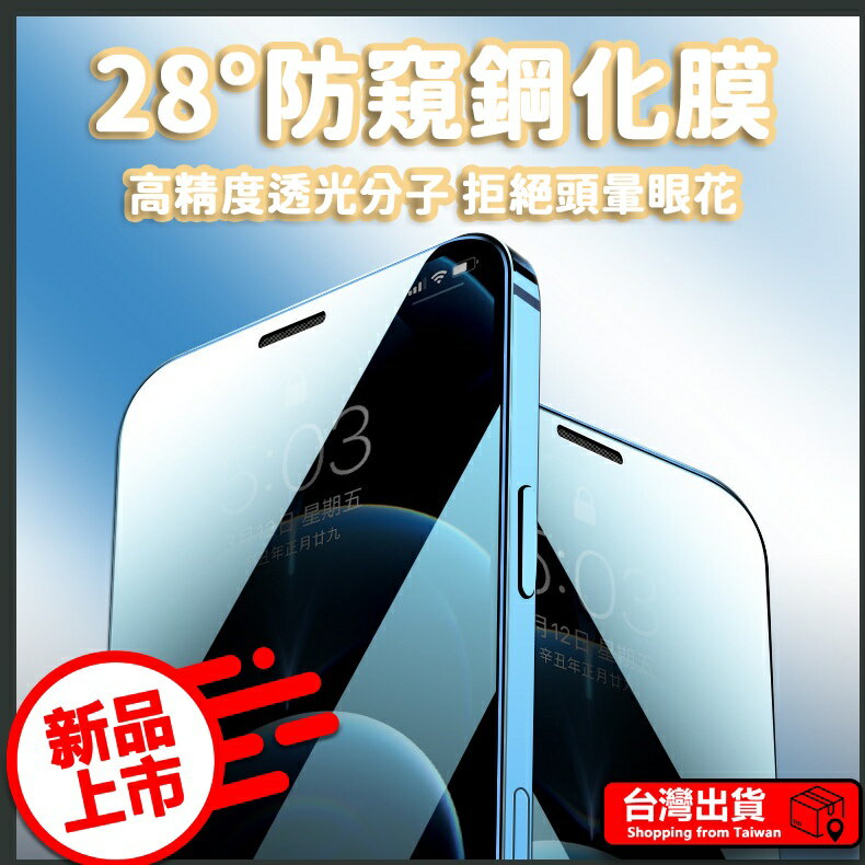 超高透防偷窺滿版保護貼 防窺玻璃貼 適用iPhone 14 13 12 11 Pro Max SE2 XR XS i11