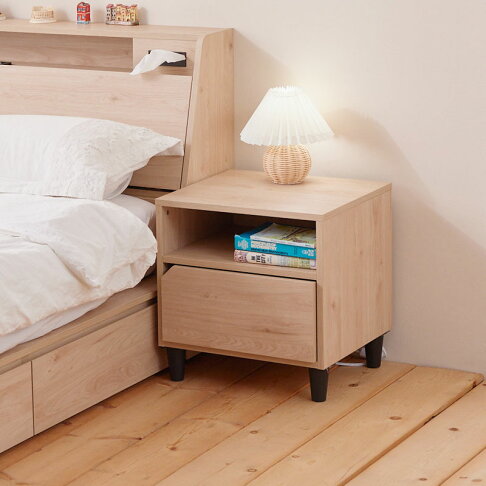 卡亞尼簡約床頭櫃 健康系列 E1低甲醛、 床邊櫃、床邊桌《可客製尺寸/顏色》【myhome8居家無限】★APP下單享點數4% 1