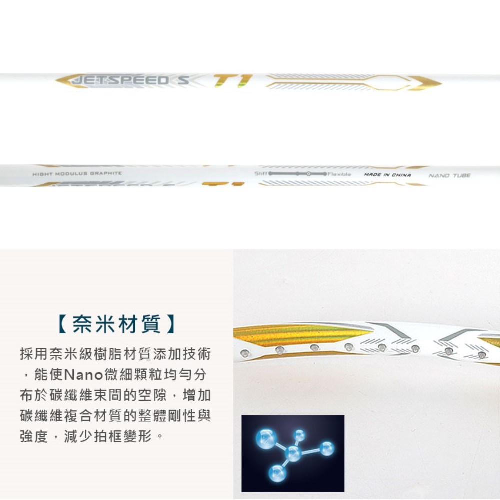 VICTOR 極速羽球拍(免運 羽毛球拍 空拍 訓練 勝利「JS-T1-A-4U」≡排汗專家≡ 3