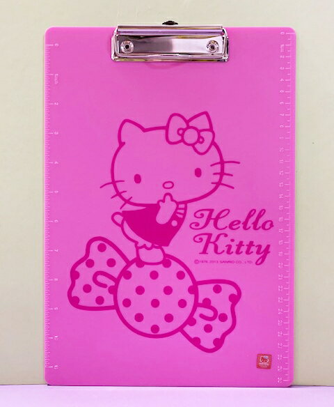 【震撼精品百貨】Hello Kitty 凱蒂貓 三麗鷗 KITTY 日本A4檔案夾/板-粉糖果#96661 震撼日式精品百貨