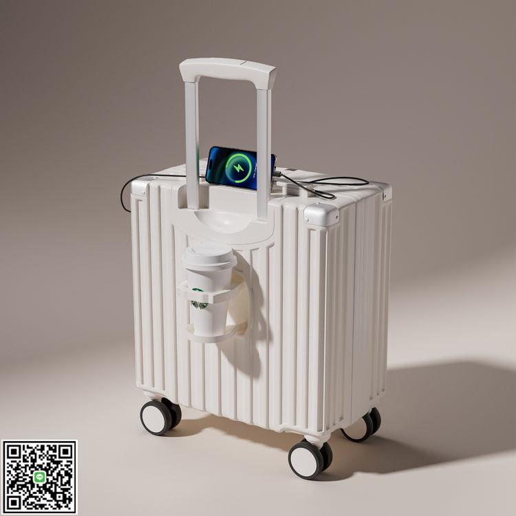 小號登機箱18寸新款行李箱小型女密碼拉桿箱男箱子旅行箱20寸箱包-UM.有米家居