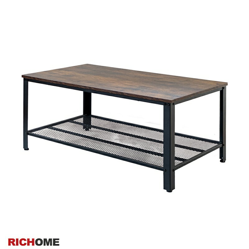 RICHOME 工業風複刻大茶几 咖啡桌 TA437